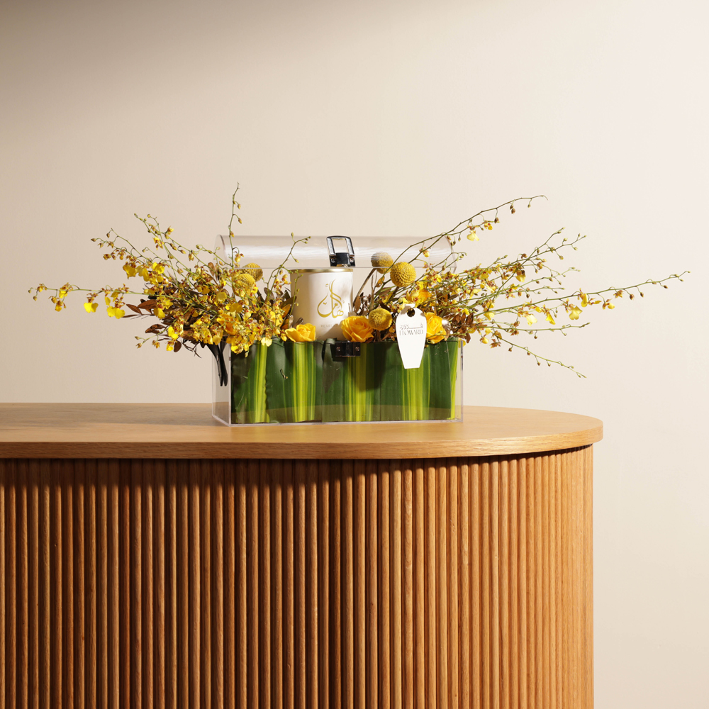 Light of Sakina Revelation Candle | Yellow Flowers