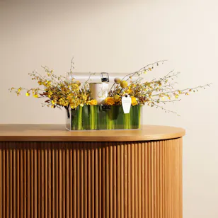 Light of Sakina Revelation Candle | Yellow Flowers