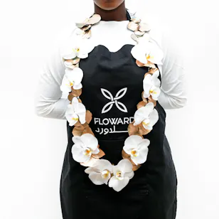 White Orchid Necklace