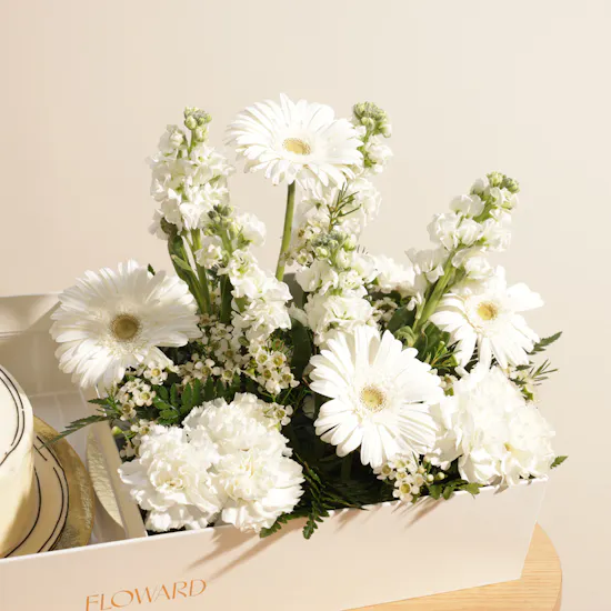 Floward Happy Birthday Drawing Cake | Flowers & Something More Flower Box