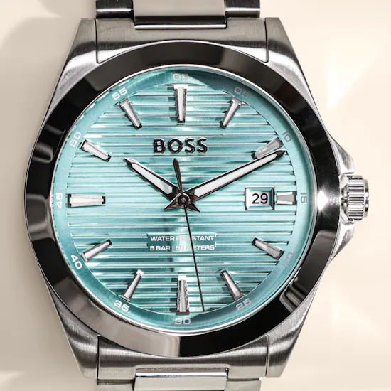 Hugo Boss Strike Silver Tone Men's Watch