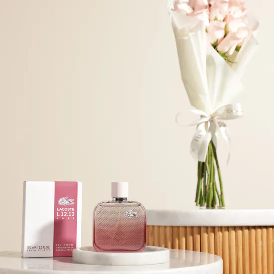 Lacoste L.12.12 Rose Eau Intense EDT for Women | Eid Flowers