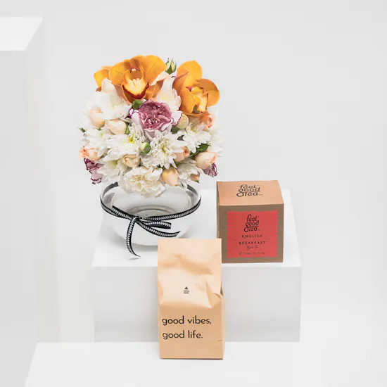 Feel Good Tea English Breakfast Tea Bags | Blooms Vase
