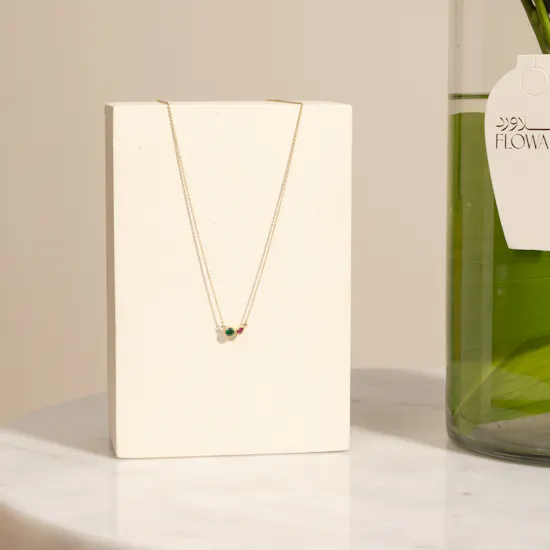 Siran by Iram Gold Necklaces | Blooming Flowers