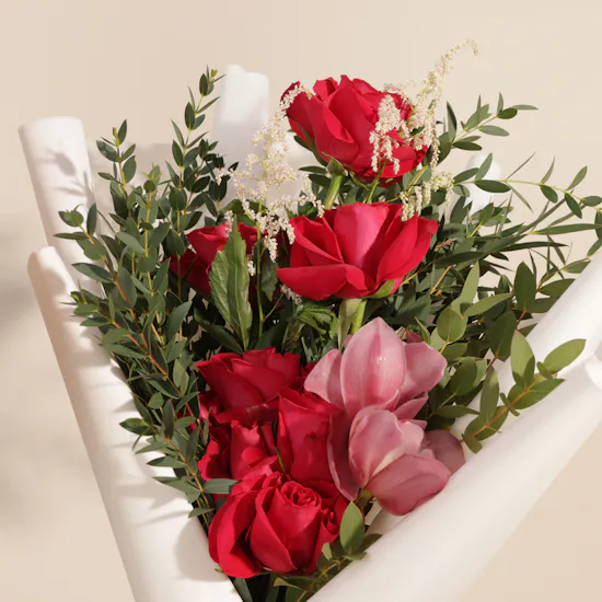 Floward Chocolate Box | Flowers Bouquet and Birthday Balloon