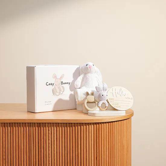 Cozy Bunny White Giftset