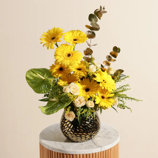 Moonlit Charm Flowers Vase