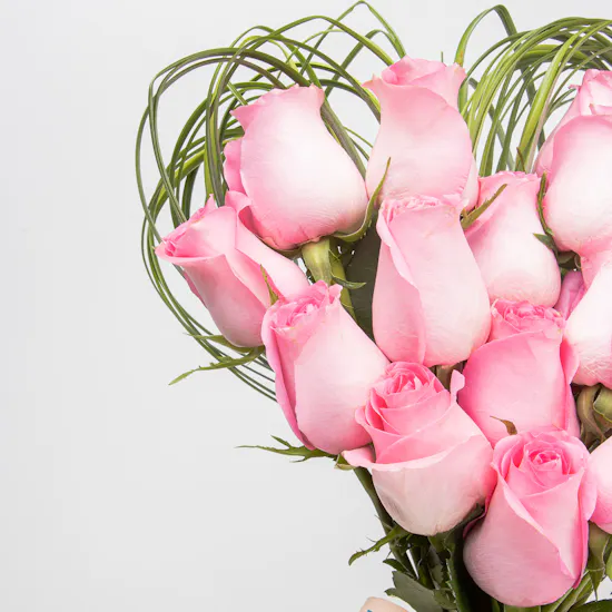 Pink Heart Bouquet