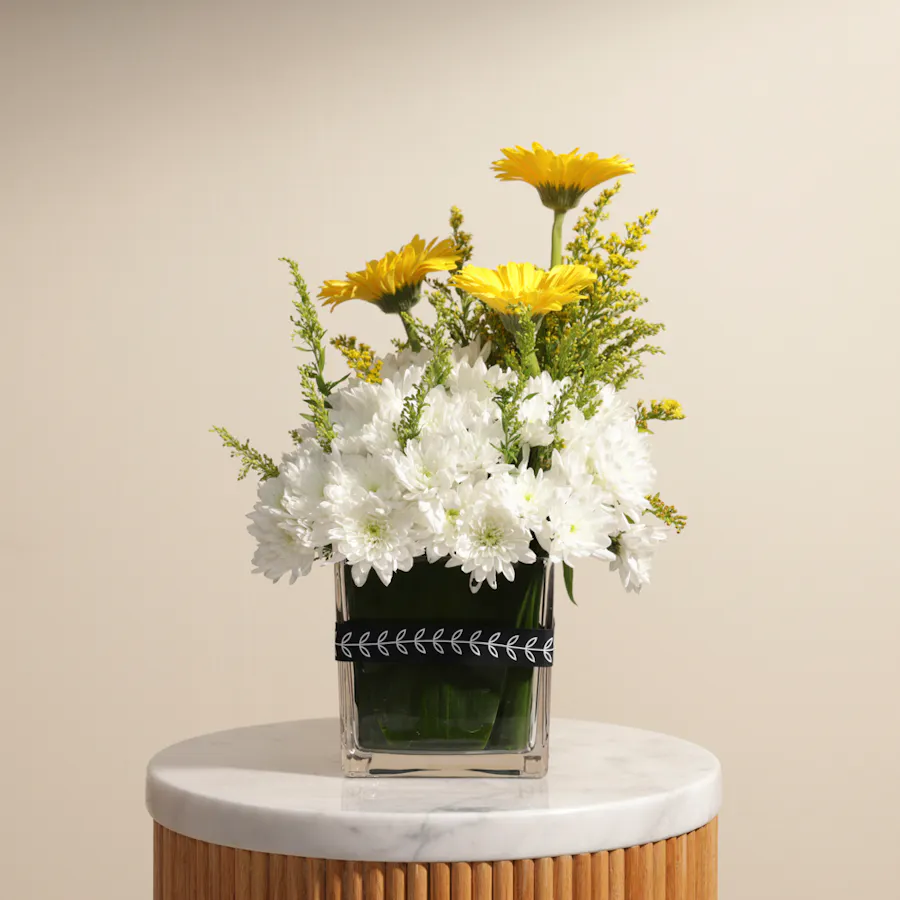 Morning Sun | Square Vase 1