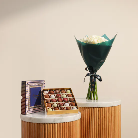 Charbonnel et Walker Victorian Truffle Box | Unique Flowers Arrangement