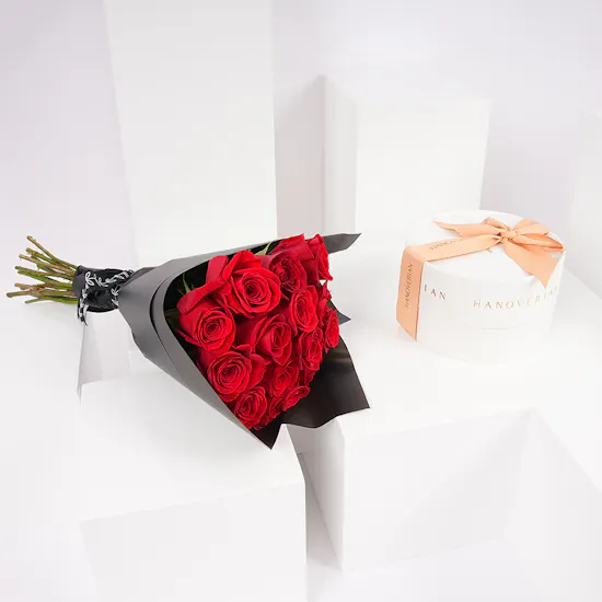 Hanoverian Mix Brand Box | Red Roses