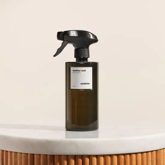 Mubkhar Leather Oud All Over Eau De Cologne | 500ml
