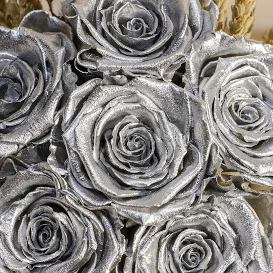 Silver Preserved Roses