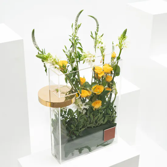 Bright Spring Flowers | Glass Vase