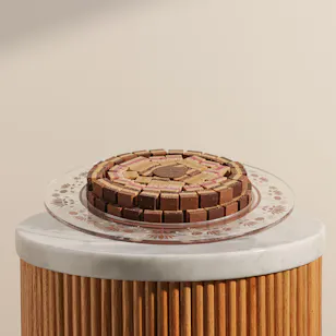 Soucolat Jaipur Trio Mix Round Tray