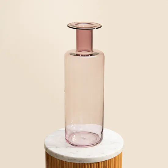 Floward Pink Heather Glass Vase