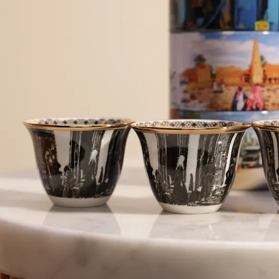 Artfeena Eastern Province Ceramic Cups Set
