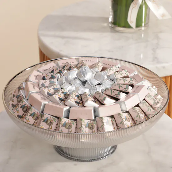 Anoosh It's A Girl Luxurious Chocolate Tray | Festive Flower Vase
