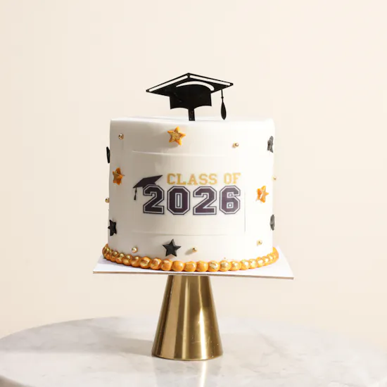 Floward Class of 2026 Graduation Cake Bundle