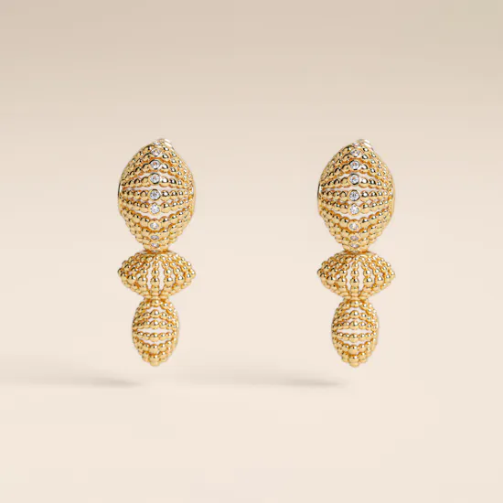 Lynyer Ravi Nova Drop Gold-plated Women's Earrings