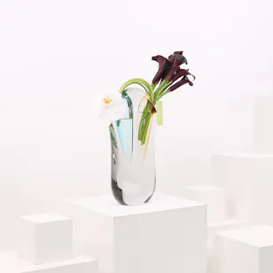Black & White Flowers | Classic Vase