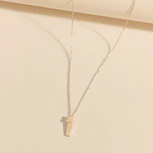 Midad letter Alef Necklace | 18 k Gold