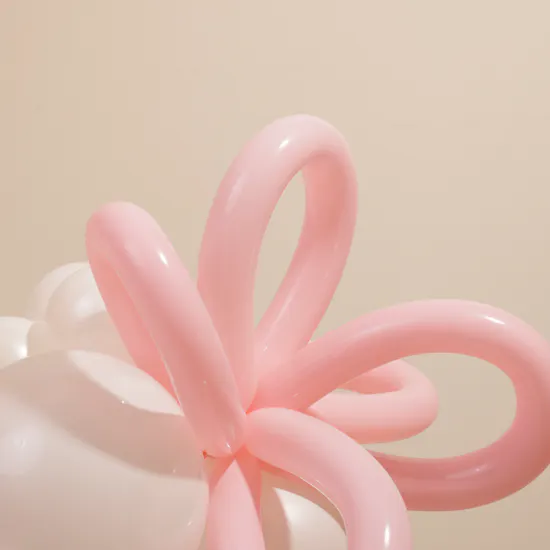 Balloonizer Welcome Baby Girl Balloons & Teddy Bear Set