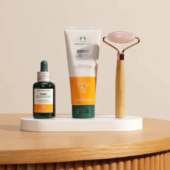 The Body Shop Glow and Peace Vitamin C Skincare Set