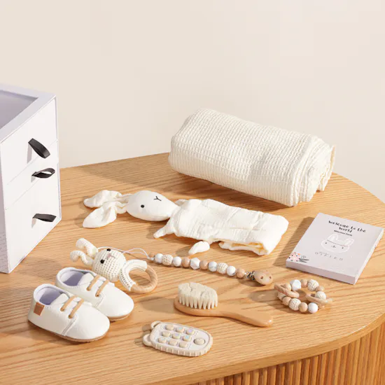Gifted White Baby Drawers Giftset
