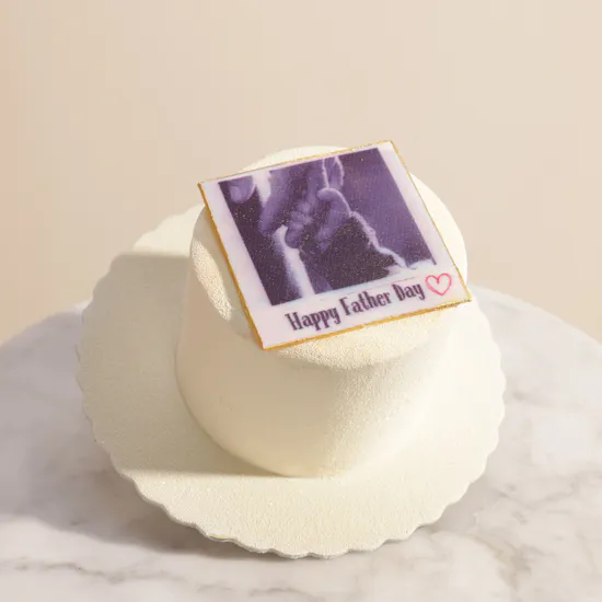 Sweet Ateiler Happy Father's Day Customized with Photo Cake