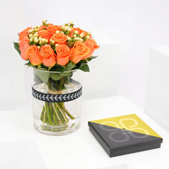 Patchi les Noisettes Box | Orange Roses
