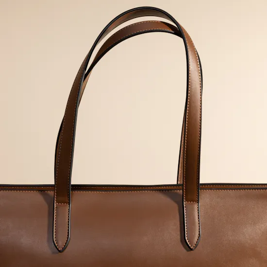 Minilet Zipper Classic Tote | Brown