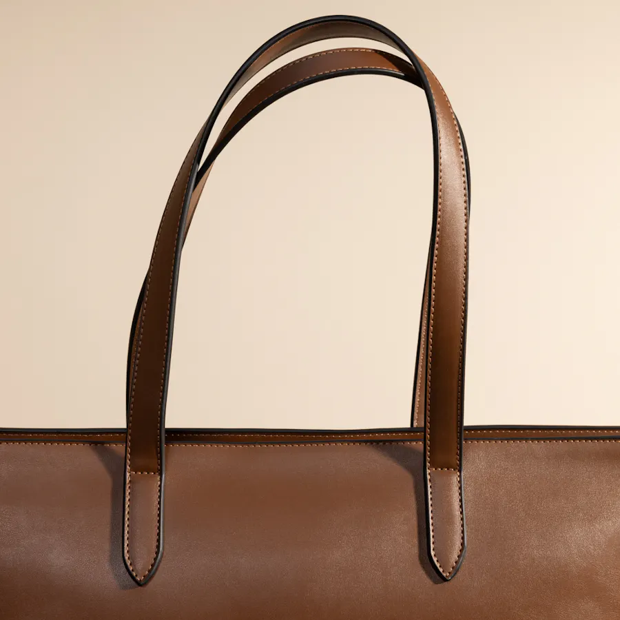 Minilet Zipper Classic Tote | Brown 2