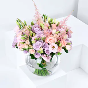 Pastel Dreams | Baby Roses Vase Pastel Dreams | Baby Roses Vase