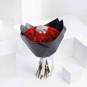 Red Chocolate Rose | Bouquet 