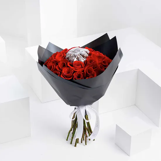 Red Chocolate Rose | Bouquet