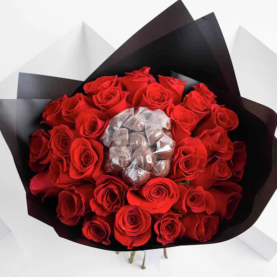 Red Chocolate Rose | Bouquet