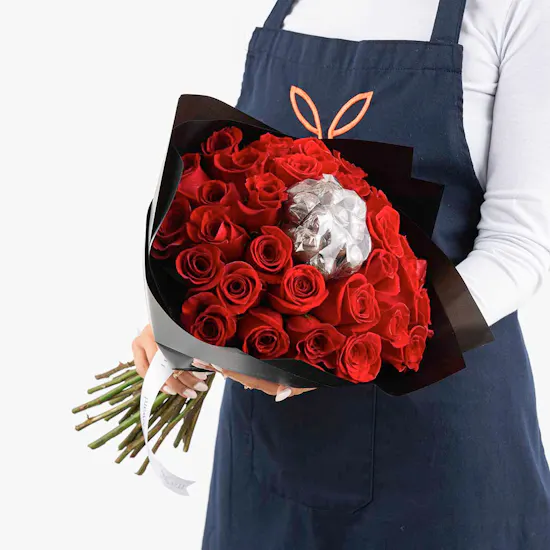 Red Chocolate Rose | Bouquet