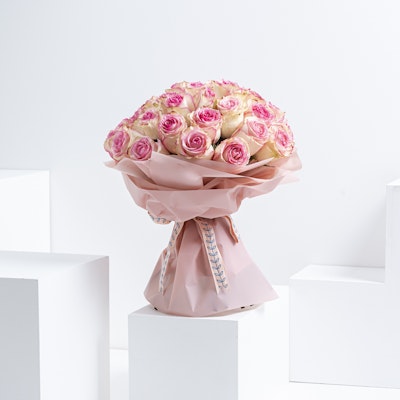 35 Esperance Roses | Pink Wrap