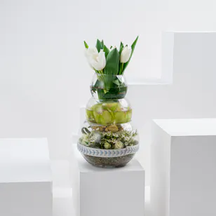 Trio flower vases Trio flower vases