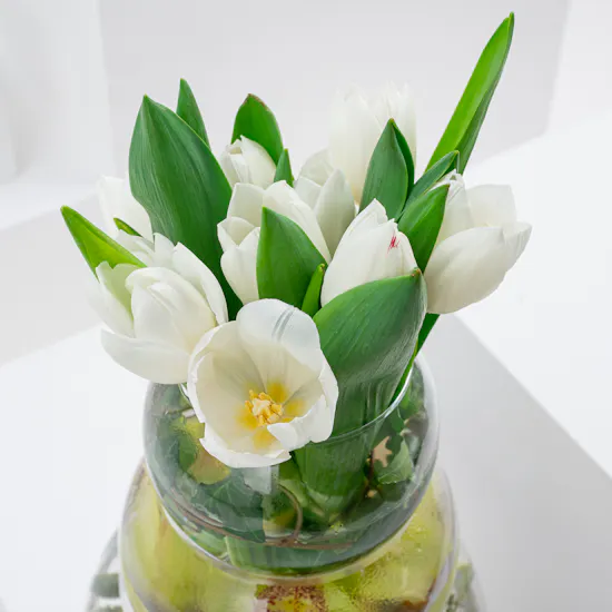 Trio flower vases