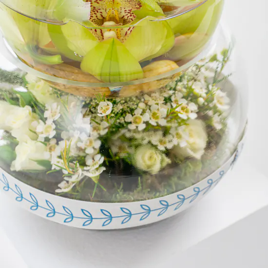 Trio flower vases