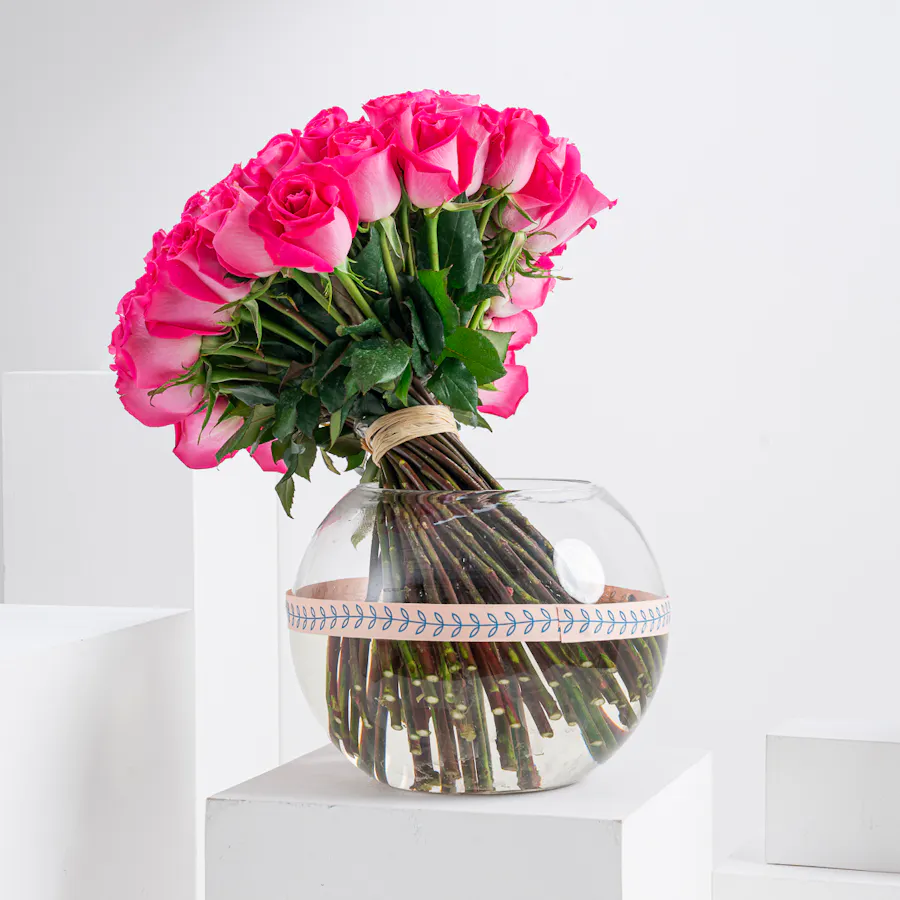 Hot Pink Vase 3