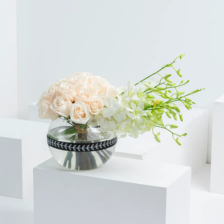 Roses & Baby Orchids  1