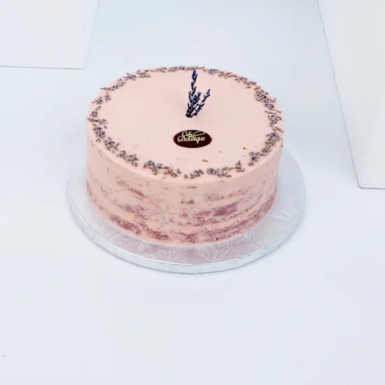 Cake Boutique Lavender Cake | White Vase