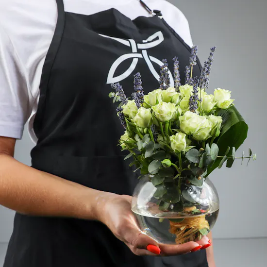 Cake Boutique Lavender Cake | White Vase