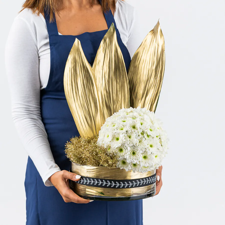 Gold Dust | Glass Pot 4