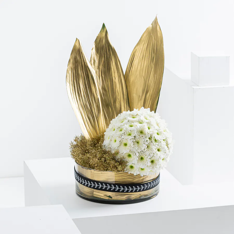 Gold Dust | Glass Pot 1