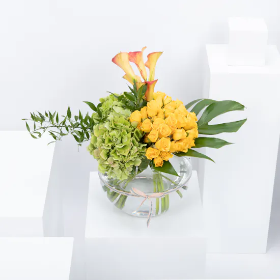 Bright Spring | Glass Vase