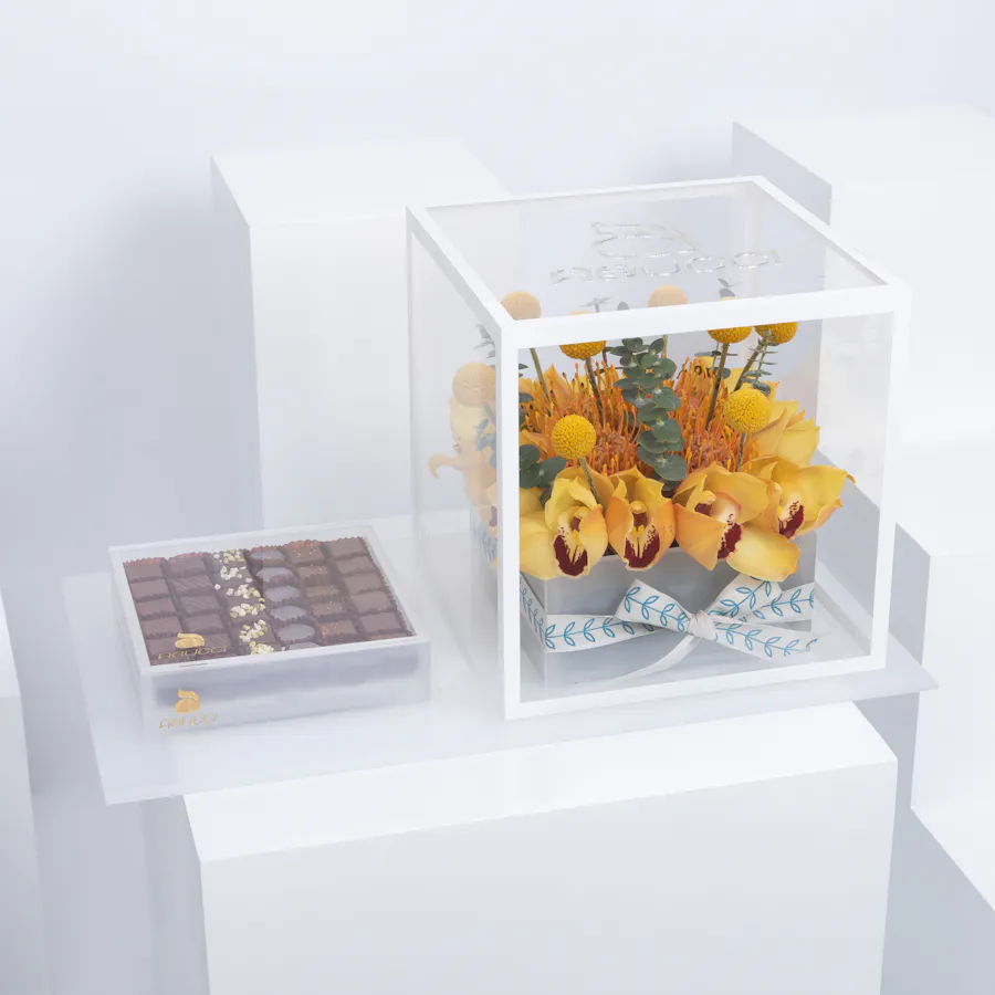 Flowers and Abucci chocolate  3